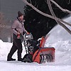 Снегоотбрасыватель Festool ST 324P при использовании
